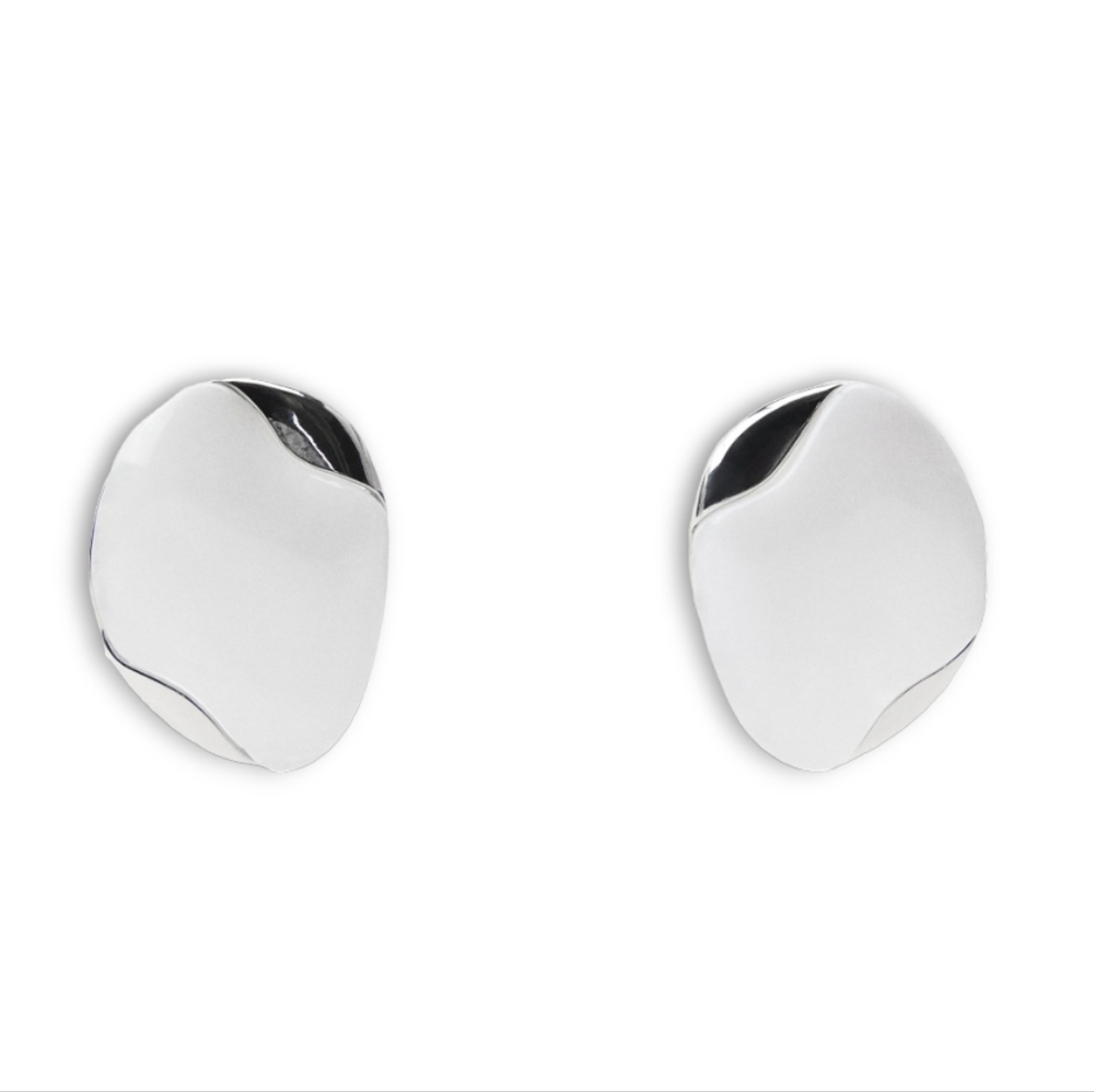 ZARA Resin Metal Earrings